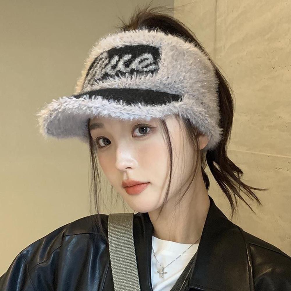 New Winter Hat Adjustable Anti-UV Empty Top Sun Hat Visor Hat Sport