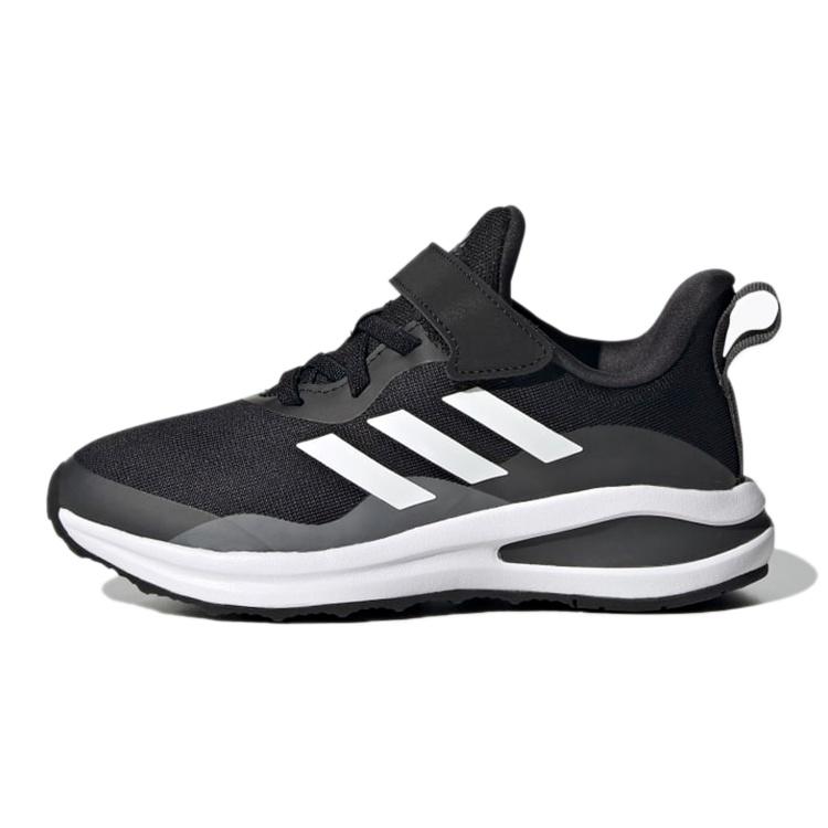(PS) adidas FortaRun Elastic J Black White Kids H04120 EU 28