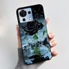 For ZTE Blade V50 Vita Case Black TPU Silicone Luxury Cute Cool Flower Phone Cases for Blade V 50 Vita V50Vita Bumper Soft Cover
