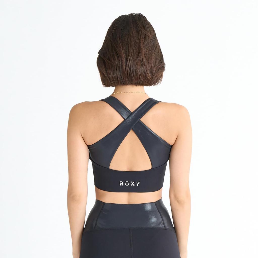 Roxy Full Capacity Sports Black Women's Bra,
