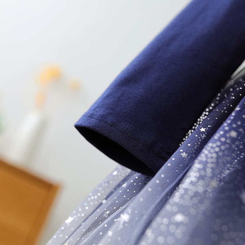 Girls' Long-Sleeve Cotton Princess Dress – Fashionable Autumn/Winter Style for Kids