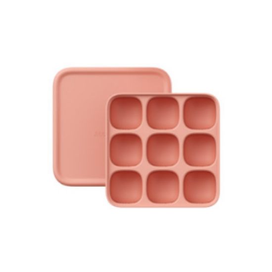 Atti Rabbit Easy Release Baby Food Cube Multi Silicone Storage Container Square 9 Cavity