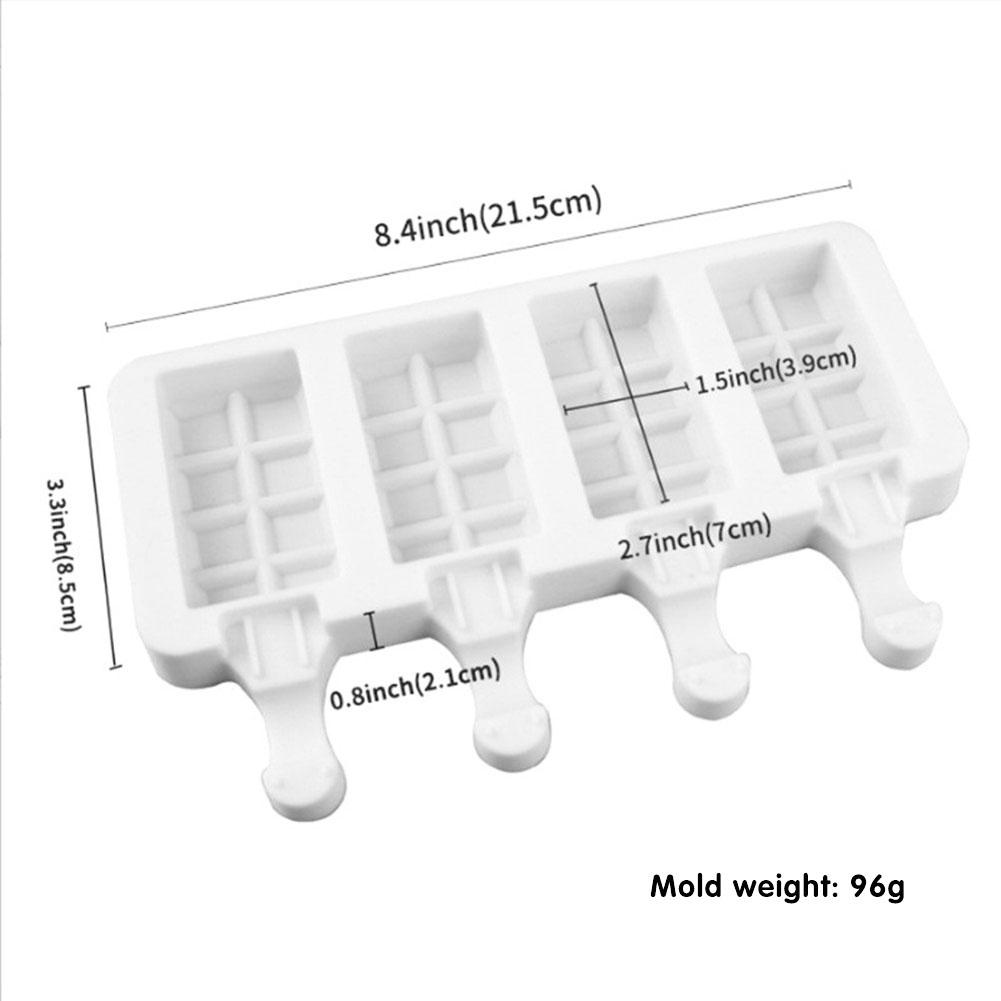 Silicone Ice Lolly Stencils Reusable Popsicle Stencil BPA Free For DIY Ice Cream