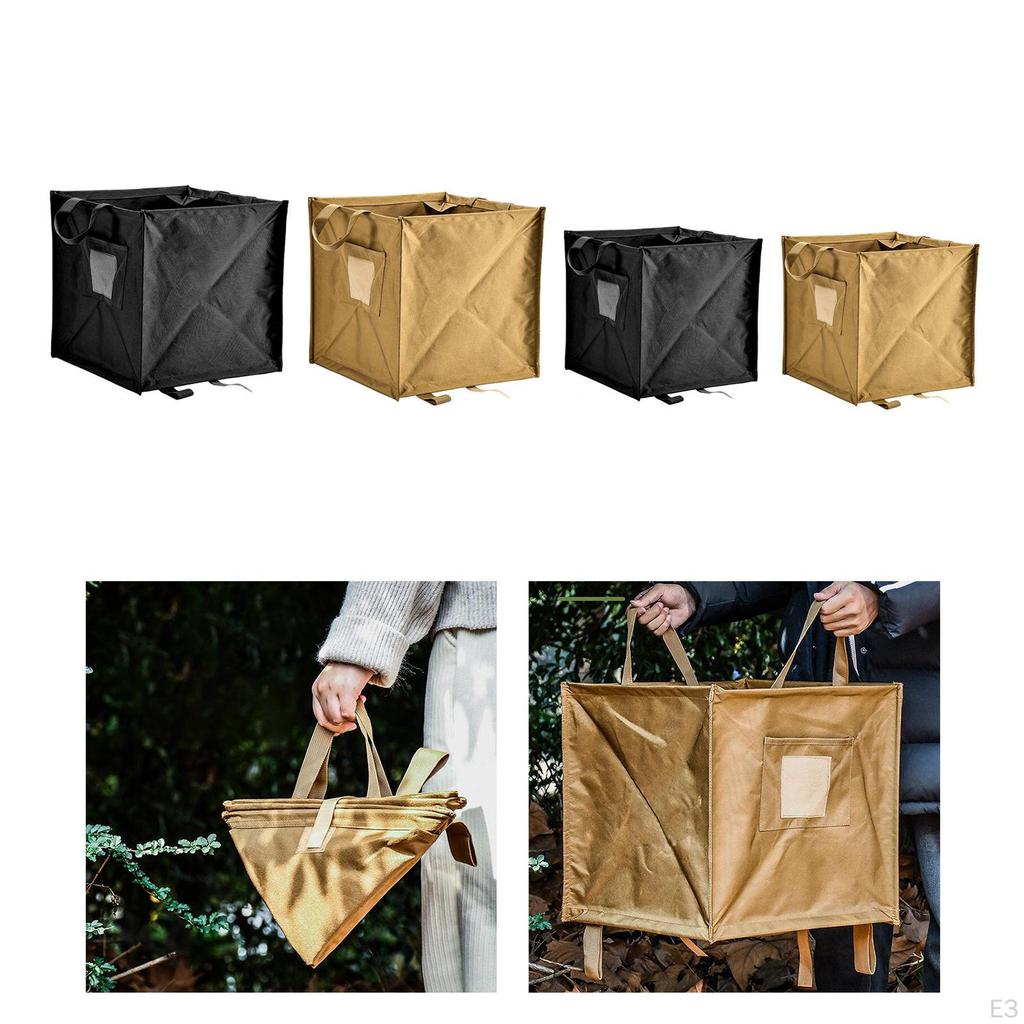 Faltbarer Camping-Mülleimer, gefalteter Behälter, multifunktionaler faltbarer Abfallkorb für Picknicks