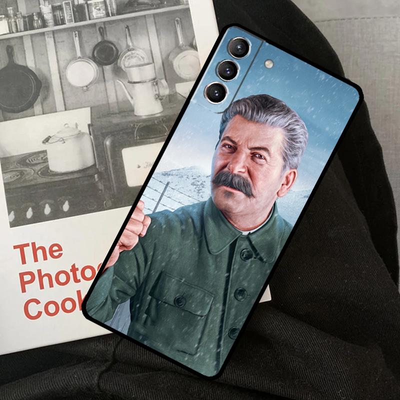 Stalin Phone Case For Samsung Galaxy S24 Ultra S22 S23 S20 S21 S24 FE S9 S10 Plus Note 10 20 Ultra