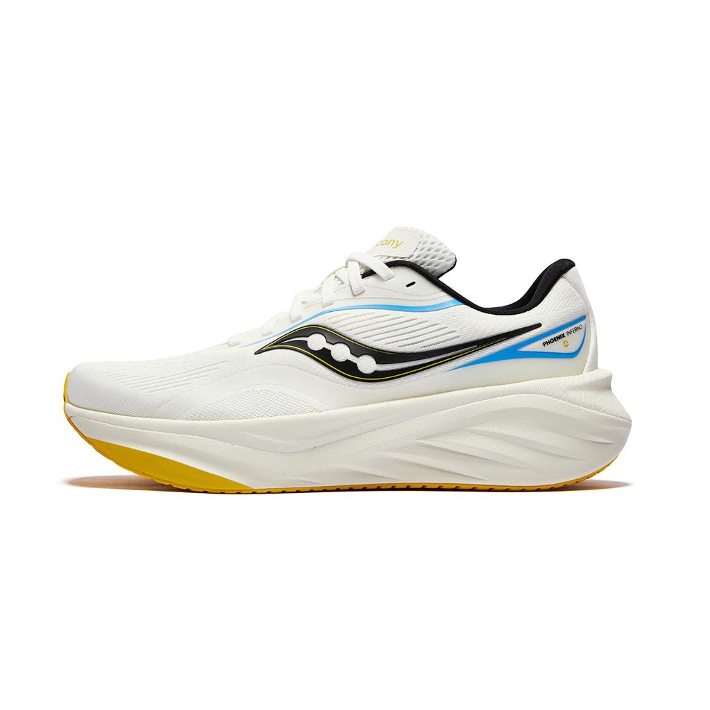 Saucony Phoenix Inferno 4 Entry Level Daily Running Cushioning Low Top Racing Shoes Men Running Shoes Beige Black S28242-7
