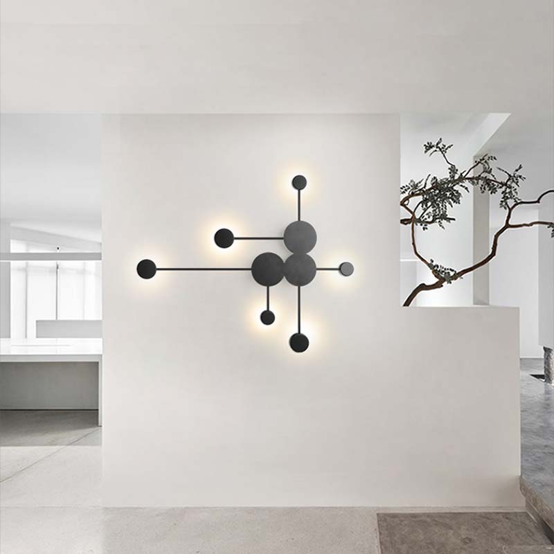 Lampa de perete LED scandinav modern simplu pentru living, hol, noptieră dormitor, lămpi și felinare decorative de perete Beidou