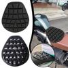 Cojín de asiento de motocicleta de espuma negra, suave, cómodo, transpirable, fundas de asiento, alfombrillas, accesorios para motocicletas y bicicletas eléctricas