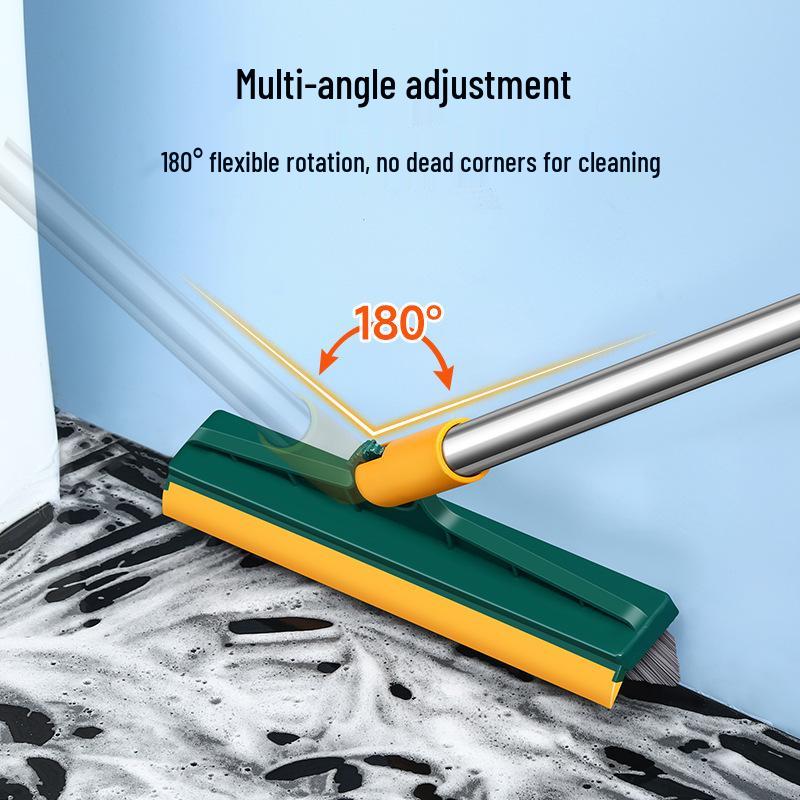 Bathroom Tile & Grout Scrubbing Brush with Long Handle for Floors and Walls
