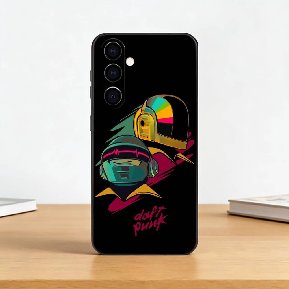 Daft Punk Electronic Phone Case For Samsung Galaxy A73,A72,A71,A70,A53,A52,A51,Others Soft Black Cover