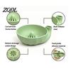 Wash And Drain Gadget Self-Spinning Berry Swirl Bowl, Food-Grade Silicone Vortex Fruit Colander with Built-in Portable Rinse Basin for Cleaning Grapes