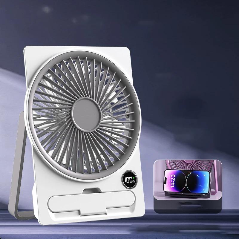 fan 1pcs office desktop small card circulation fan big wind power usb rechargeable mini small fan