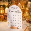 Acrylic Countdown Calendar 30 Days Ramadan Table Ornament Eid Mubarak Decor  Islamic Festival