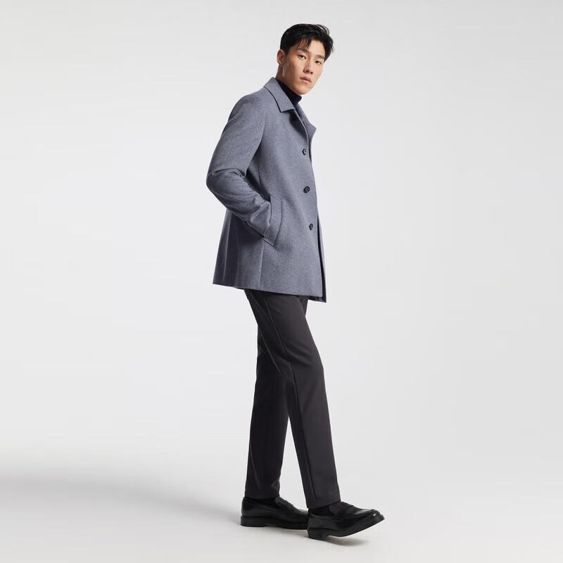YOUNGOR Men's Autumn/Winter Wool Blend Overcoat