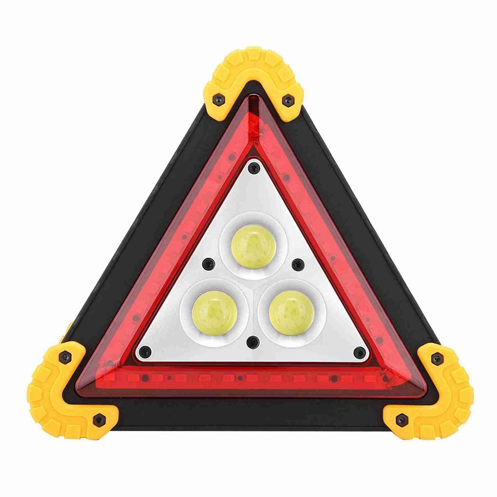 Dreiecksschild ABS Auto Stoppschild Hohe Sichtbarkeit 800-1000Lm 30W Multifunktion Zwei Lademodi für die Straße