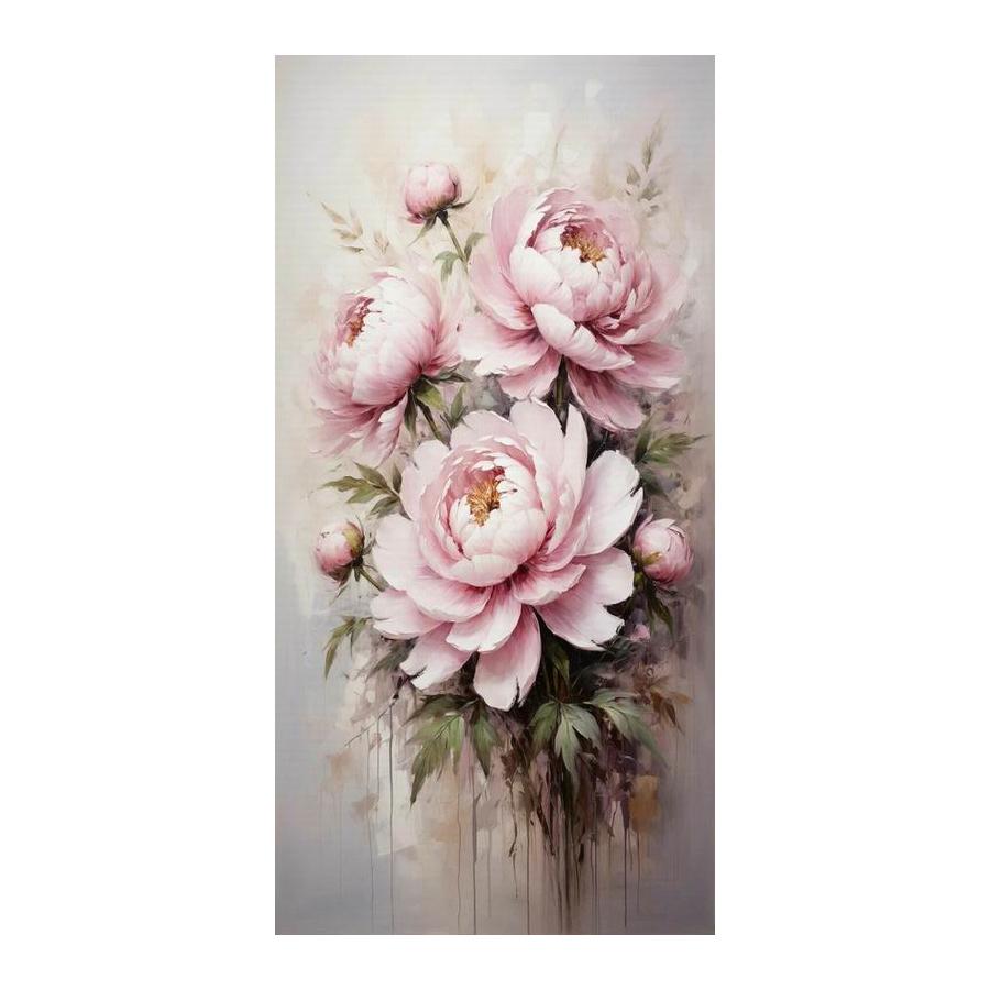 Colorful Flowers Large Size Diamond Painting Peony Rose Lily Diy Full Square Round Drill Rhinestone Embroidery Mosaic Cross Stitch Kits Wall Decor