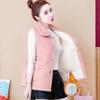 Gilet in velluto di agnello imitazione spesso in velluto Plus, da donna, autunno e inverno, stile coreano, ampio, alla moda, caldo