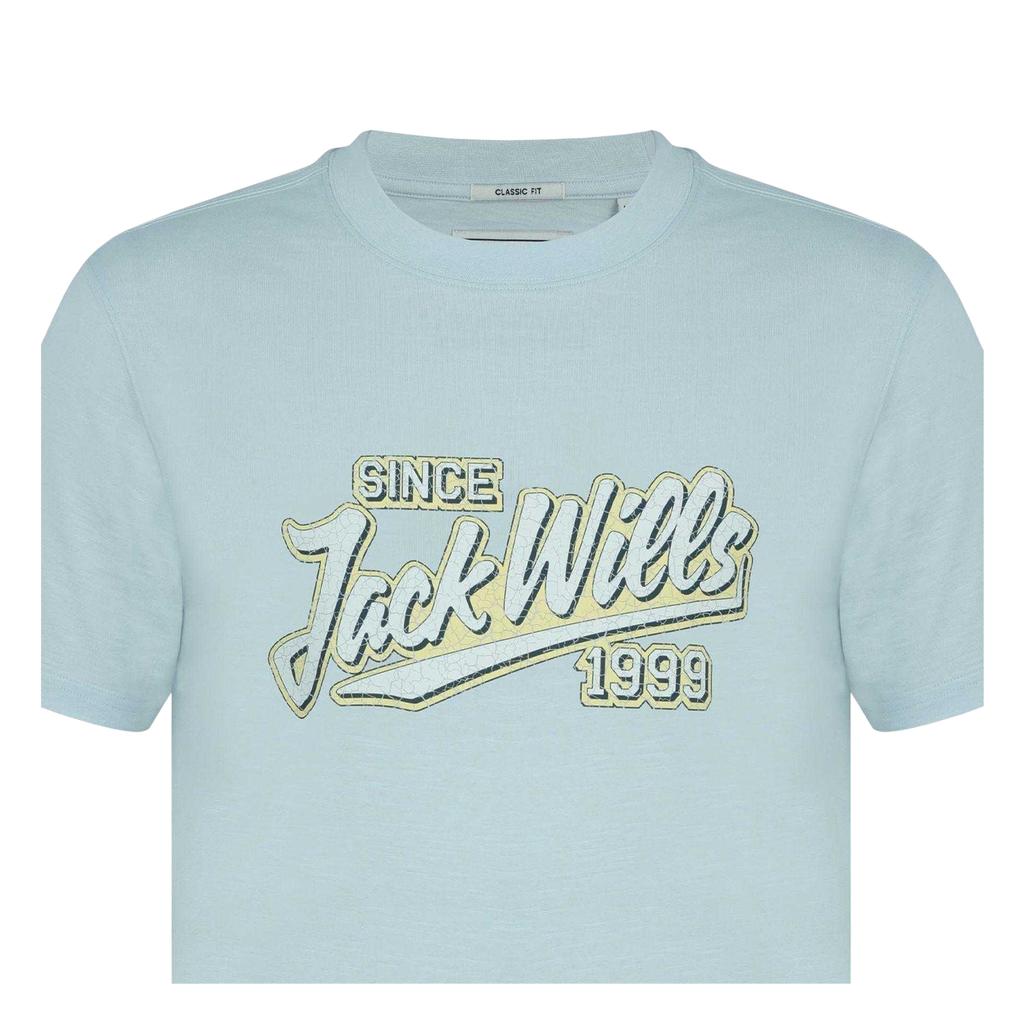Jack Wills Mens Retro Cotton Crew Neck T-Shirt