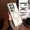 For Magsafe Camera Fold Stand Holder Bracket Phone Case For Samsung S26 S25 Ultra Plus A56 A36 A06 Stand Magnetic Cover