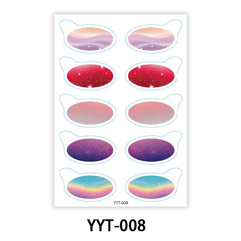 European & American Waterproof Eyeshadow Stickers Temporary Eye Makeup Tattoo