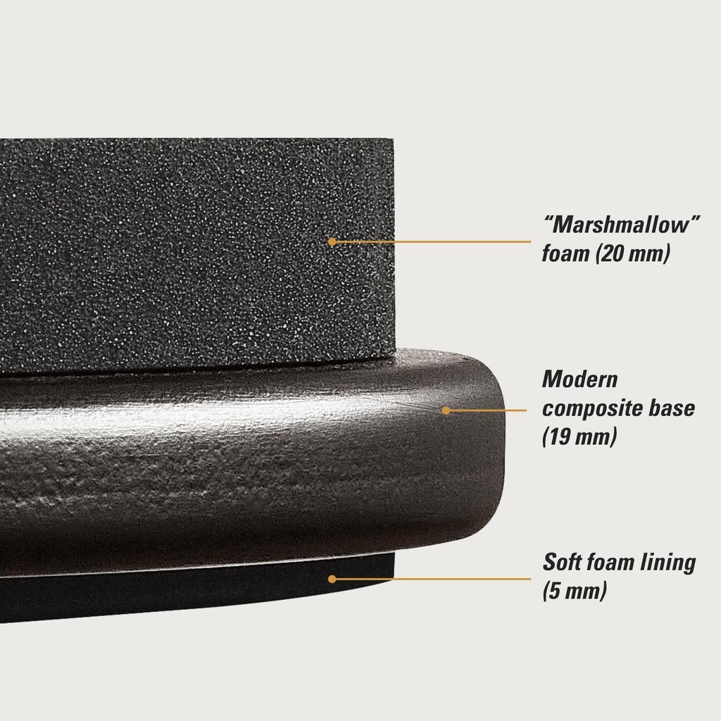 Meinel Cymbals Practice Pad Marshmallow Pads MMP12BK Black 12" []