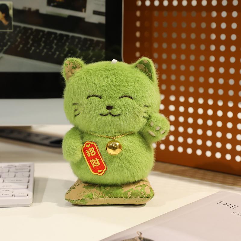 Enfeites Zhaocao Decoração de Mesa Presente Chinês Presente de Escritório Artesanato Boneca de Pelúcia Decorações de Carro