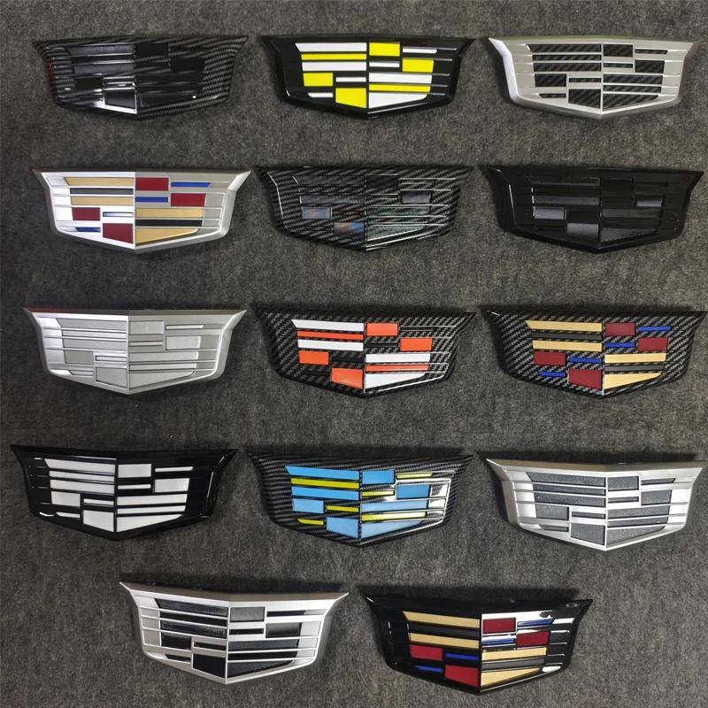 Metal New Car Front Hood Grille Emblem Rear Trunk Badge Cover for Cadillac CT4 CT5 XT5 XT6 XTS ATS-L Sticker Accessories