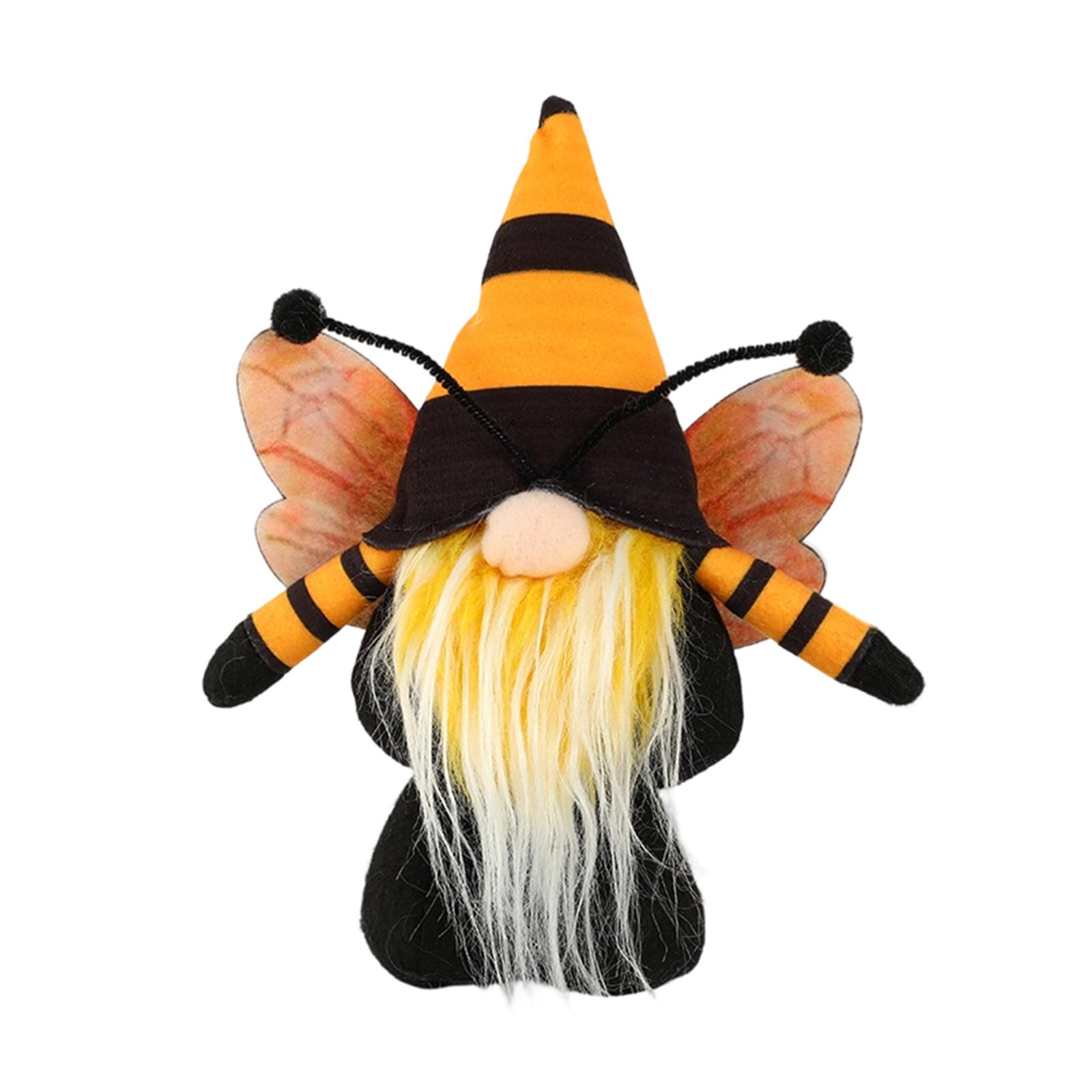 

Bee Festival Faceless Doll Festival Celebration Cute Festival Doll Rudolph Doll Knit One Size жовтий