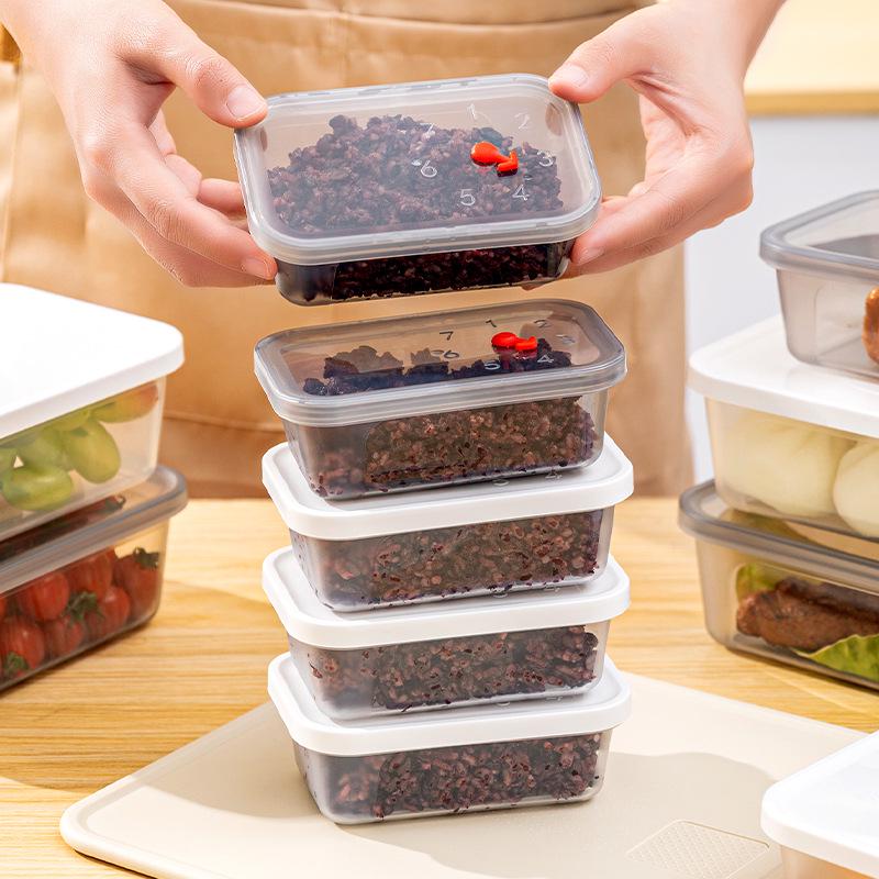 Stackable Portable Kitchen Food Storage Box: Moisture-Proof, Fresh-Keeping for Fruits, Vegetables, Eggs, and Frozen Items