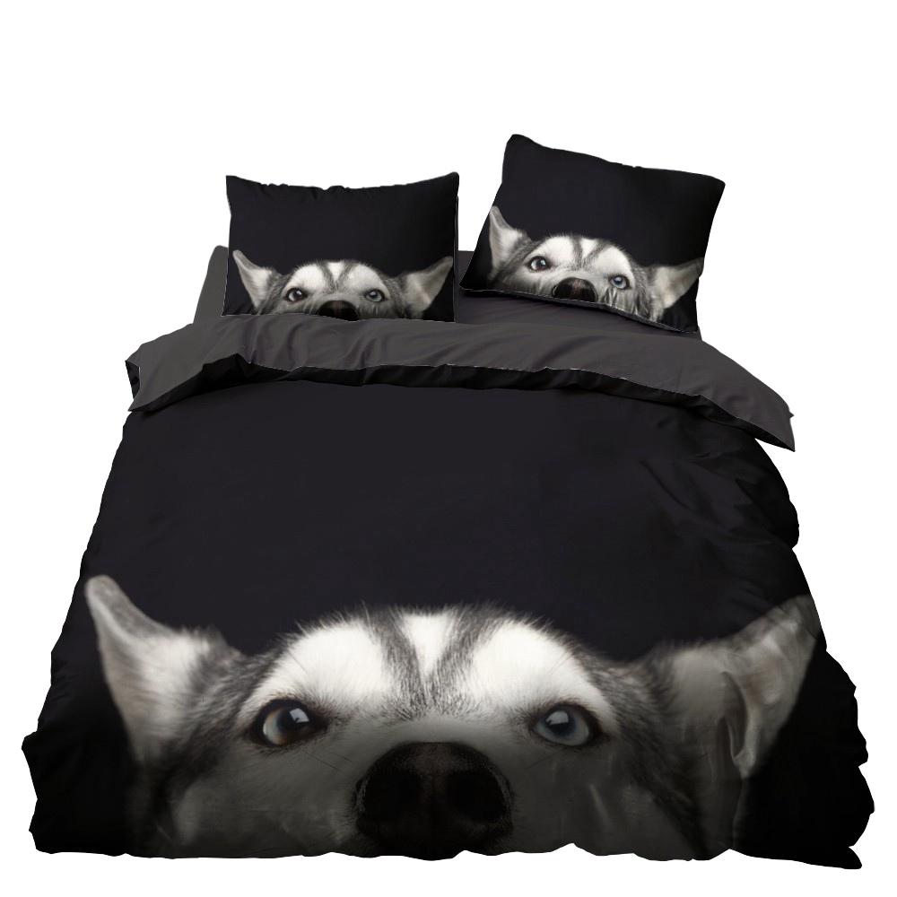 Dream NS Cute Pet Dog Roupa De Cama Bedding Set Home Textiles Set King Queen Pet Cat Duvet Cover Couette Bedclothes 2/3pcs