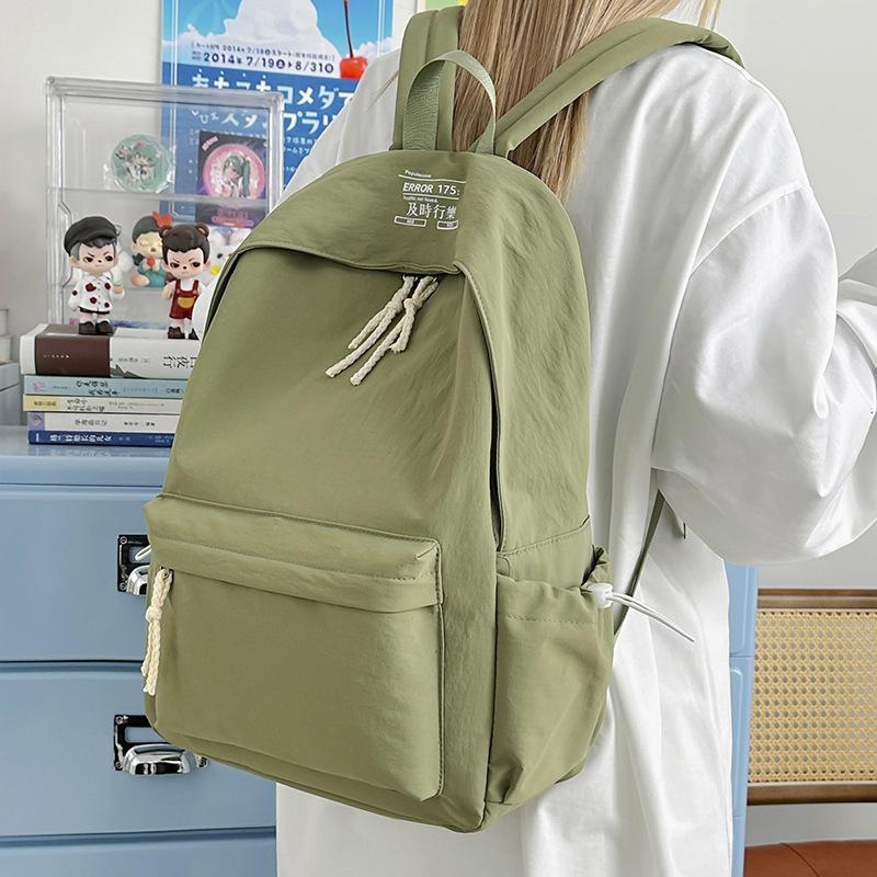 Schoolbag Japanese Ins Simple School Bag Women's Daily Versatile Backpack Middle School College Student Small Fresh Commuter Backpack