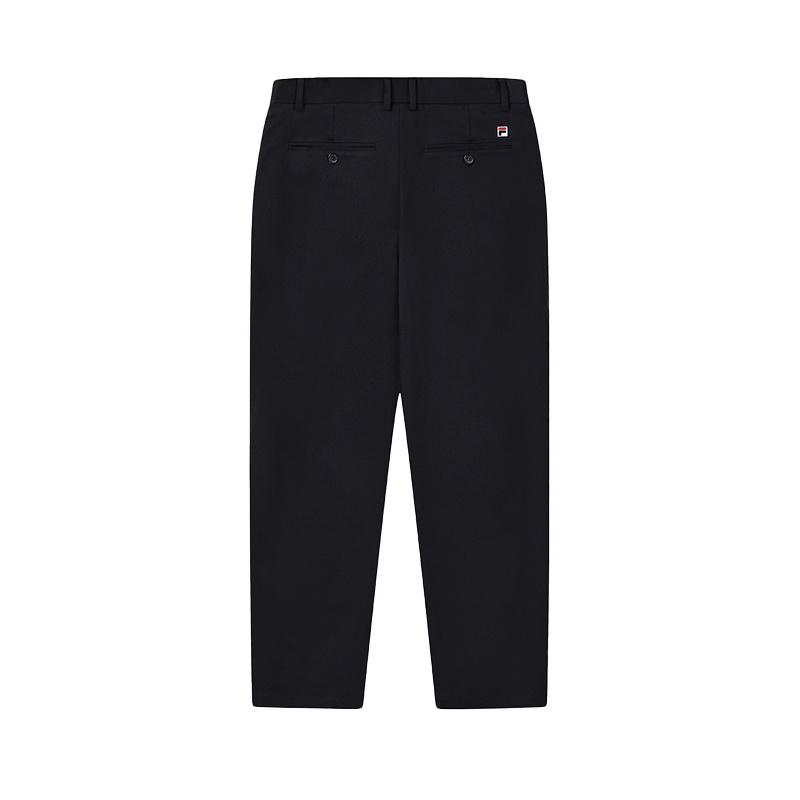 FILA Heritage Fashion Basic Simple Classic Retro Comfortable Versatile Woven Casual Pants Men bottoms Legendary-Blue F11M618801FNV