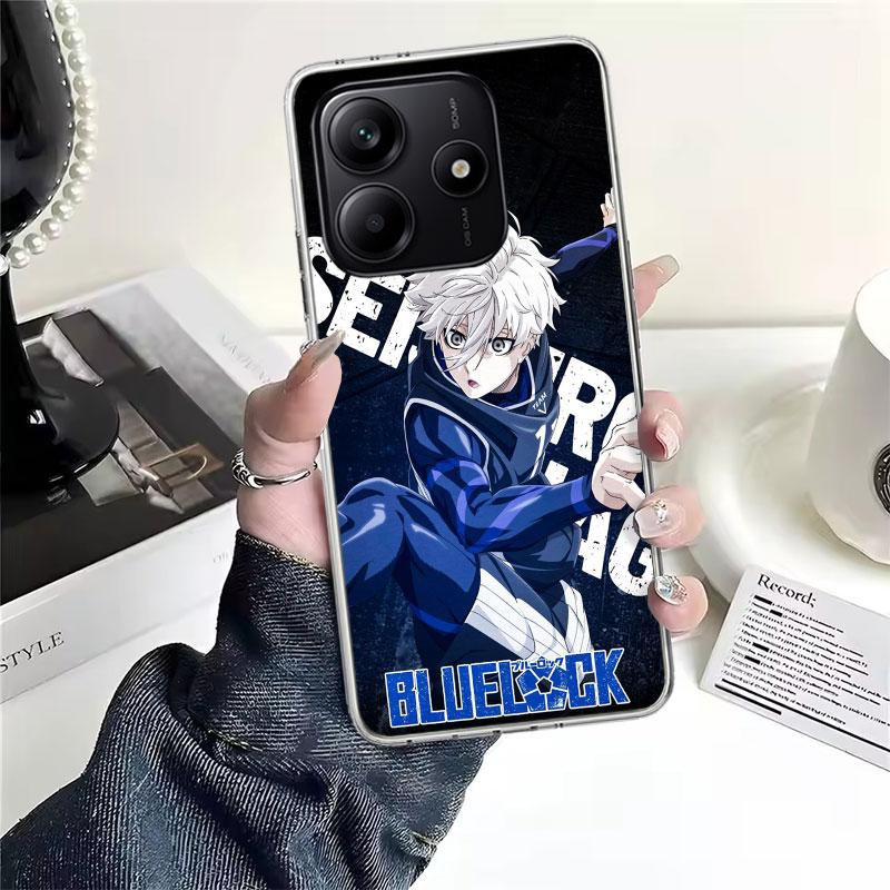 Blue Lock Nagi Seishiro Soft Phone Case For Xiaomi Redmi Note 15 14 14S 13 12 Pro Plus 12S 11 11S 11E 10 10S 11T 5G Fundas Coque