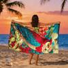 A Vividly Colored Fantasy-themed Owl Polyester Microfiber Beach Towel Is Highly Absorbent, Suitable Swimming and Beach Outings