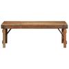 Coffee Table Brown 110 x 55 x 40 cm Solid Upcycled Wood