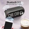FM Radio Alarm Clock Radio 360° Surround Sound Loud Volume Mini Clock Multifunctional With LED Light Wireless Mini Woofers
