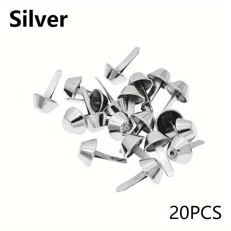 20pcs/lot Metal Feet Rivets Studs Pierced For Purse Handbag Leather Crafts Punk Jewelry Making Rivets Bag Accessories