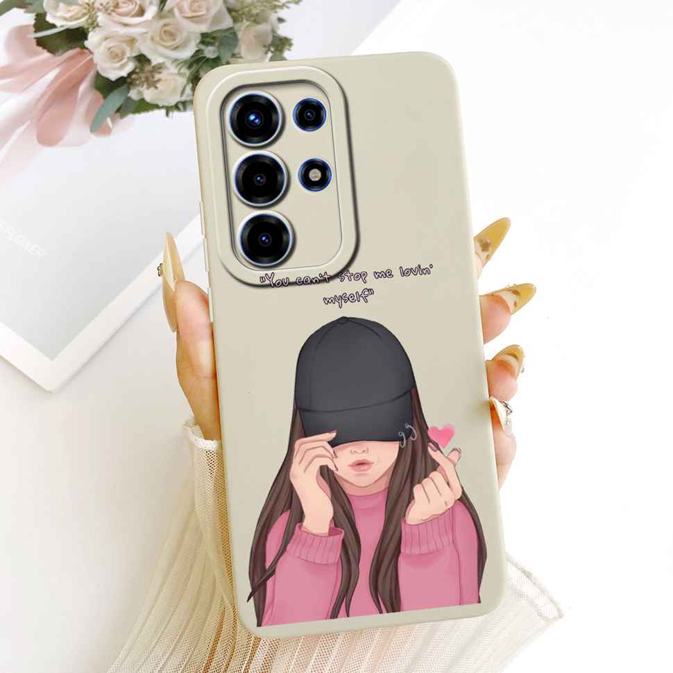 For Itel S26 Ultra Case Floral Silicone Soft Casing New Shockproof Back Cover For Itel S26 Ultra / Super 26 Ultra / S688LN Cover
