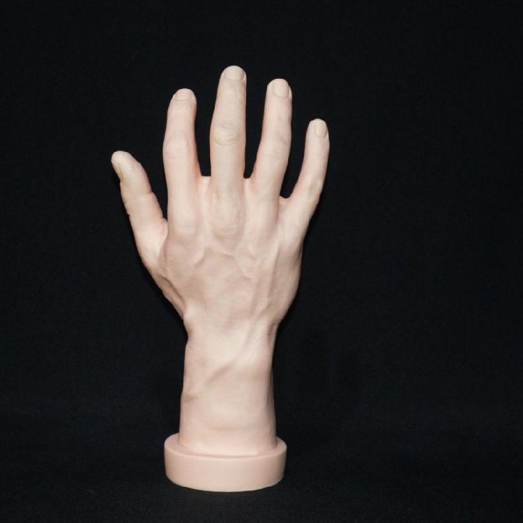 2 Pezzi Mani di Manichino Realistiche Accessorio Mano Maschile Manichino per Accessori Costumi e Progetti Creativi Lunga Durata