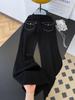American High Street Micro-flare Bell Bottom Jeans - Women's Relaxed Fit, Floor-length, 2026 Spring Collection