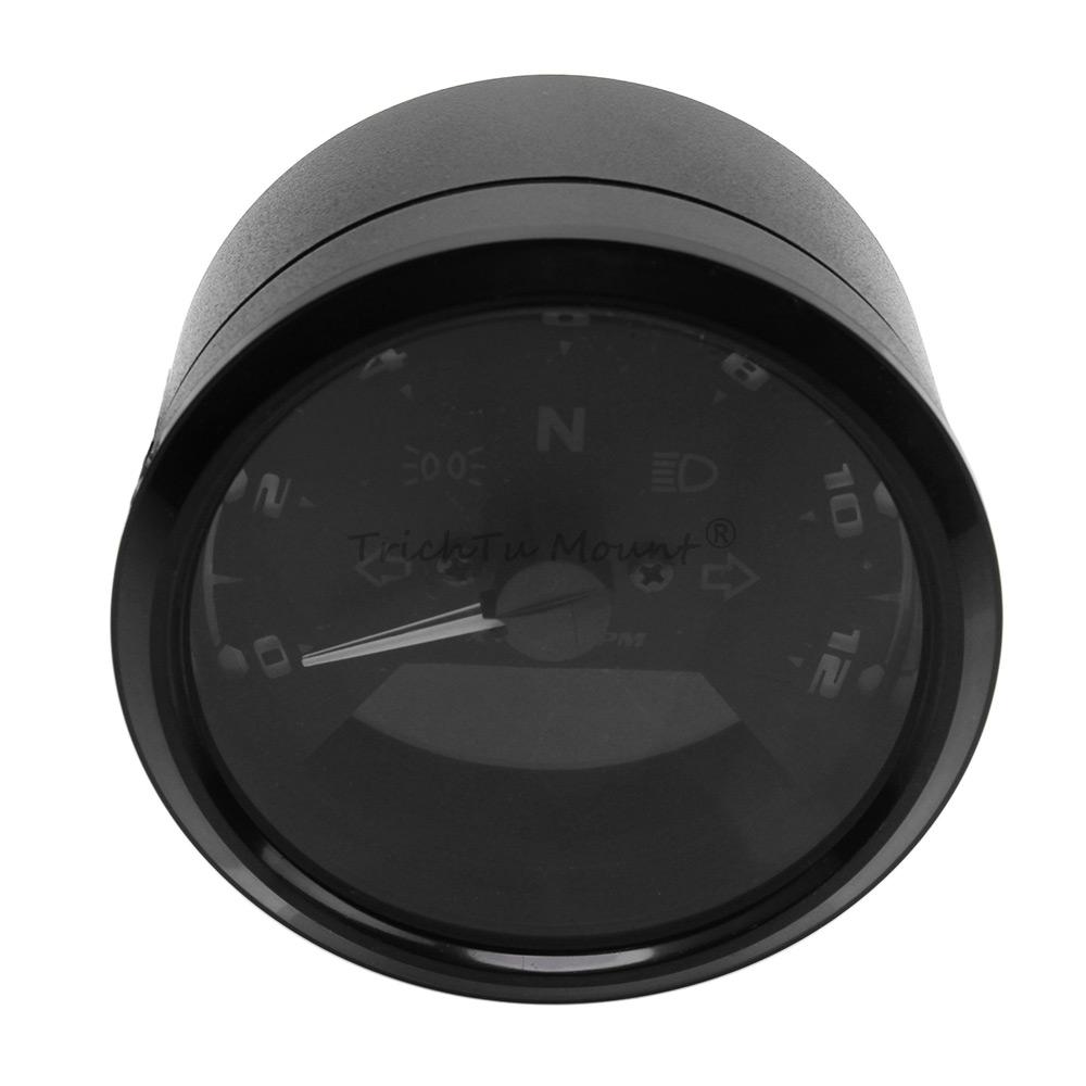 1 Pcs Lcd Digital Motorcycle Speedometer Dc 12V Brand New High Quality Durable Waterproof Anti-Vibration Mechanical Instrument