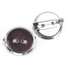 Round Metal Safety Pin Brooch Tray - DIY Brooch and Corsage Hair Accessory Base