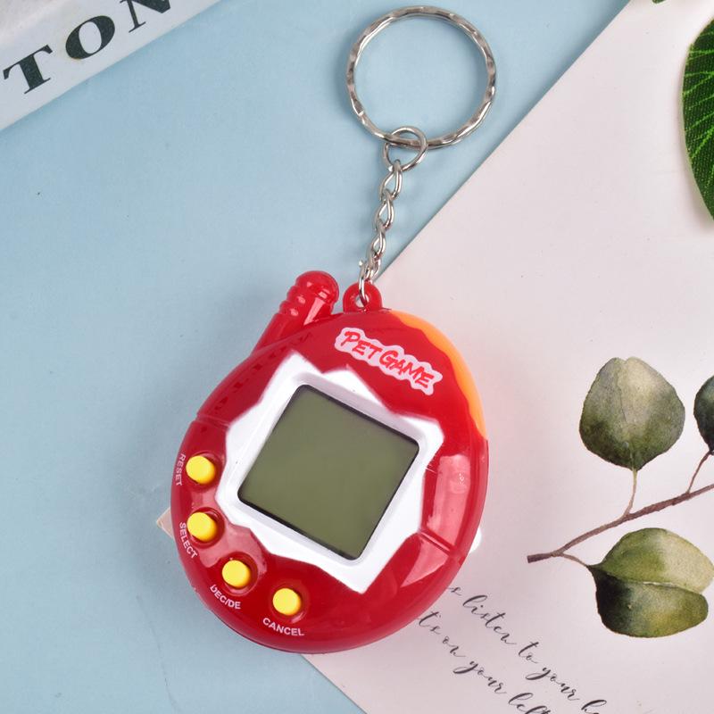 Mini Handheld Virtual Pet Game Console Keychain Toy Gift