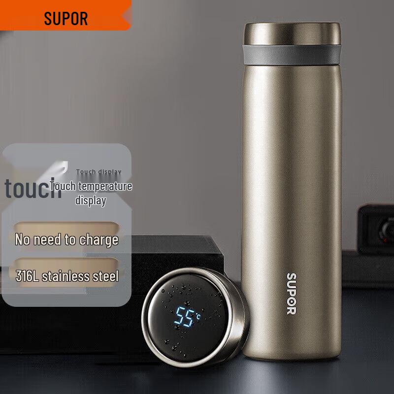 SUPOR Smart Series 316L Stainless Steel Insulated Mug