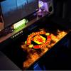 Manchester Crest Mouse Pad, Rubber Base, Mouse Pad for Gamers and Office Use, Gaming Desk , Easy To Clean Mat Christmas Fan Gifts