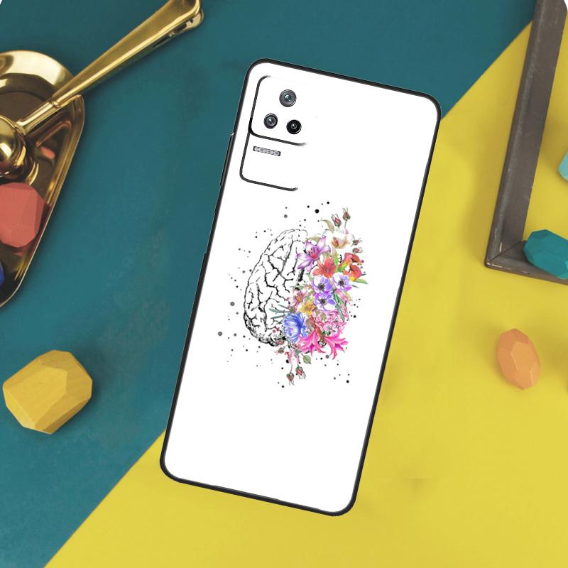 Anatomy Brain Case For Xiaomi 13 14 15 Ultra 11T 12T 13T 14T Pro POCO X7 Pro X3 X5 X6 F5 F6 M6 Pro Funda