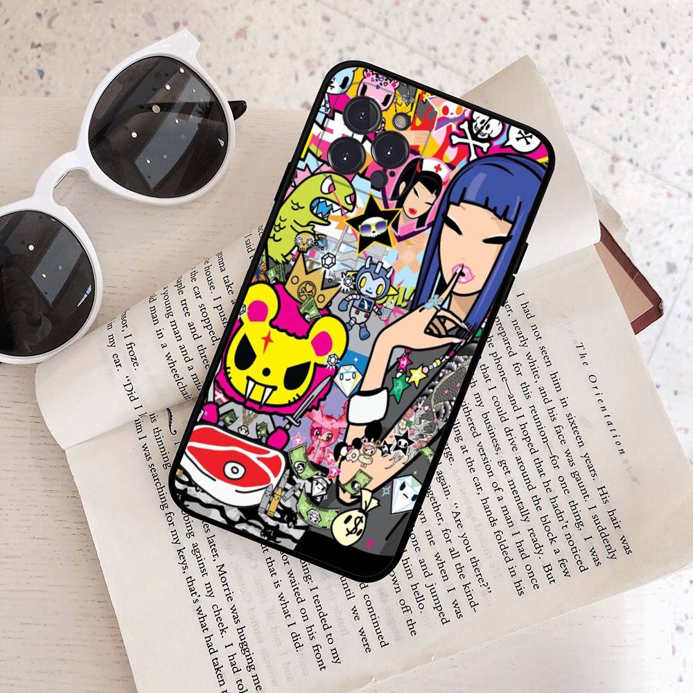 Japan Tokidoki For IPhone 17 16 15 14 13 12 11 Pro Max 13 17Air Shockproof Soft Phone Cases Coque