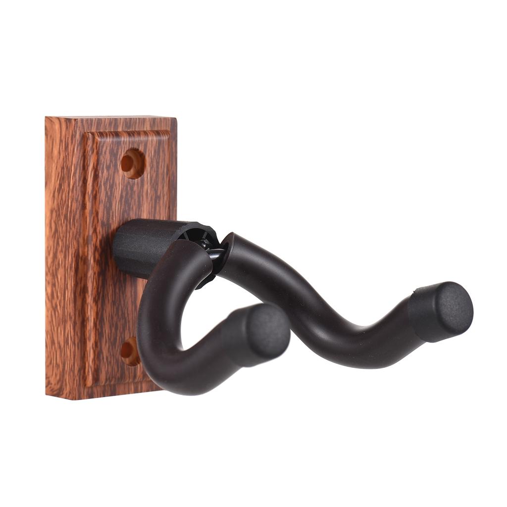 Guitar Wall Mount Hanger Hook Guitar Wall Hook Hanger Solid Sturdy Black Metal Holder Hanger Multifunction Hanger