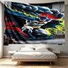 Batman Print Tapestry - Portable Wall Decor Cloth, for Home, Dorm, Travel, Bedroom, Living Room - Ideal Birthday Housewarming Gift