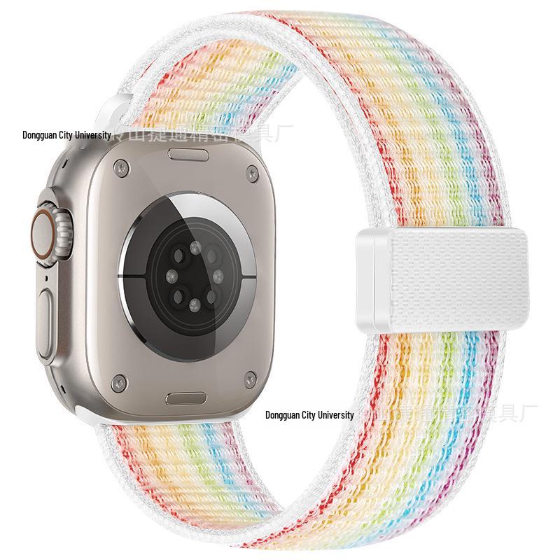 Kompatibles Apple iWatch Magnetverschluss Nylonband für Serie 10/9